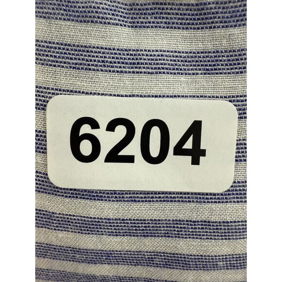 LOFT Rayon Linen Stripe Balloon Long Sleeve Blouse Top Women's Size L Large - Picture 12 of 12